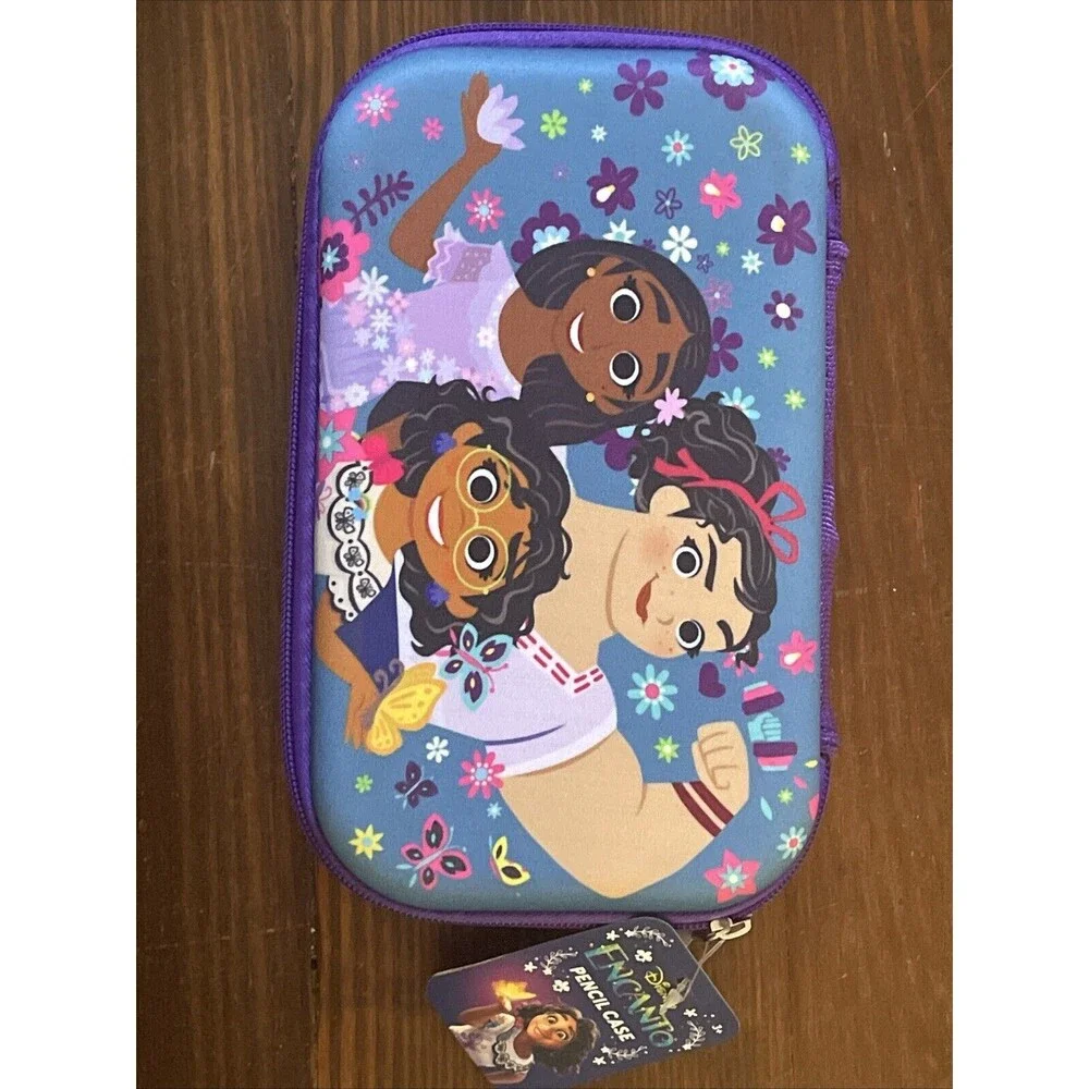 Disney Encanto Molded Pencil Case – 5x8 Pencil Box and Crayon Box for School NEW
